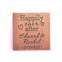 Load image into Gallery viewer, Happily Ever After - 1 oz Chocolate Bar Favor<br><small>minimum order 20 pc.</small>