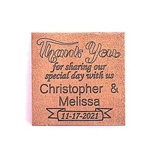 Load image into Gallery viewer, Thank You - 1 oz Chocolate Bar Favor<br><small>minimum order 20 pc.</small>