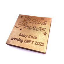 Load image into Gallery viewer, Little prince - 1 oz Chocolate Bar Favor<br><small>minimum order 20 pc.</small>