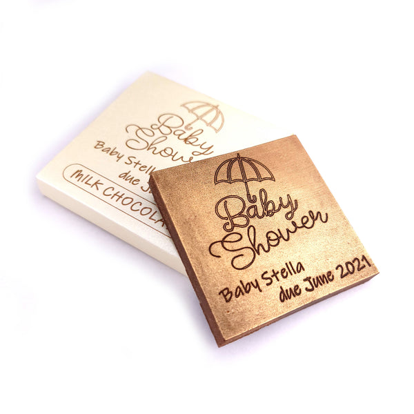 Umbrella - 1 oz Chocolate Bar Favor<br><small>minimum order 20 pc.</small>