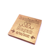 Load image into Gallery viewer, Heart - 1 oz Chocolate Bar Favor<br><small>minimum order 20 pc.</small>