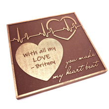 Load image into Gallery viewer, My Heart Beat<br><small>3 oz chocolate bar</small>
