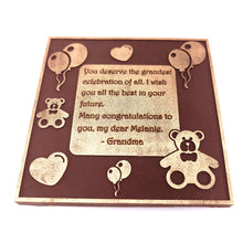 Load image into Gallery viewer, Celebration Theme<br><small>3 oz chocolate greeting card</small>