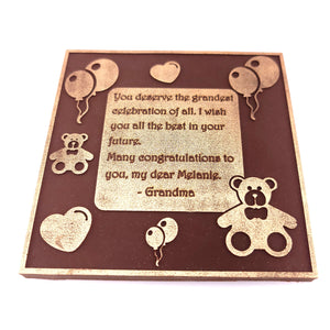 Celebration Theme<br><small>3 oz chocolate greeting card</small>