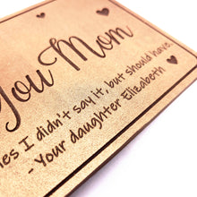 Load image into Gallery viewer, Love You Mom<br><small>5 oz chocolate bar</small>