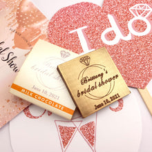 Load image into Gallery viewer, Bridal Shower - 1 oz Chocolate Bar Favor<br><small>minimum order 20 pc.</small>