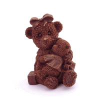 Load image into Gallery viewer, Teddy Bear Chocolate Figure NYC