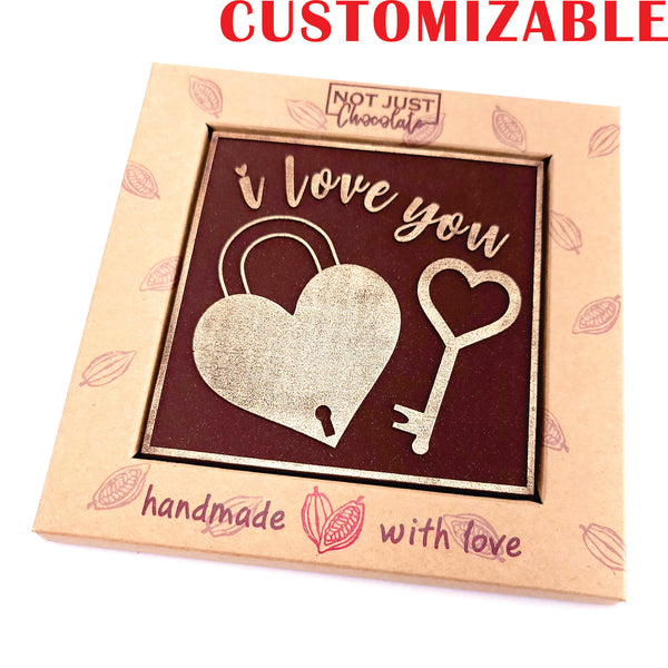 Padlock and Key<br><small>3 oz chocolate bar</small>