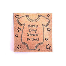 Load image into Gallery viewer, Onesie - 1 oz Chocolate Bar Favor&lt;br&gt;&lt;small&gt;minimum order 20 pc.&lt;/small&gt;