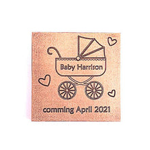Load image into Gallery viewer, Baby Stroller - 1 oz Chocolate Bar Favor&lt;br&gt;&lt;small&gt;minimum order 20 pc.&lt;/small&gt;