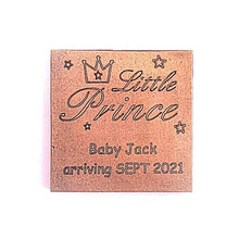Load image into Gallery viewer, Little prince - 1 oz Chocolate Bar Favor&lt;br&gt;&lt;small&gt;minimum order 20 pc.&lt;/small&gt;