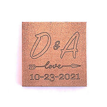 Load image into Gallery viewer, Monogram #2 - 1 oz Chocolate Bar Favor&lt;br&gt;&lt;small&gt;minimum order 20 pc.&lt;/small&gt;
