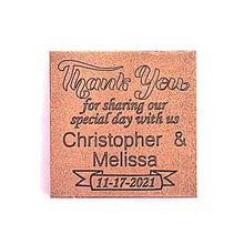 Load image into Gallery viewer, Thank You - 1 oz Chocolate Bar Favor&lt;br&gt;&lt;small&gt;minimum order 20 pc.&lt;/small&gt;