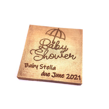 Load image into Gallery viewer, Umbrella - 1 oz Chocolate Bar Favor&lt;br&gt;&lt;small&gt;minimum order 20 pc.&lt;/small&gt;