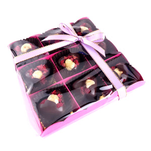 Chocolate Hearts<br><small>box of 9 pc.</small>