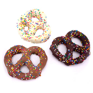 Chcocolate Covered Pretzels<br><small>minimum order 6 pc.</small>