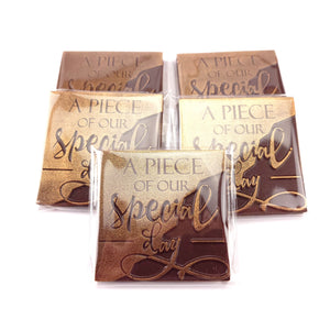 A piece of our special day - Party Favors, 20 Pack