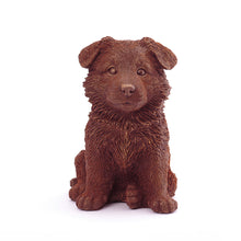 Load image into Gallery viewer, German Shepherd Puppy Chocolate Figure Puppies