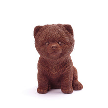 Load image into Gallery viewer, Pomeranian Puppy Chocolate Figure
