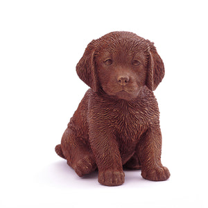 Retriever Puppy Chocolate Figure Puppies