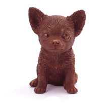Load image into Gallery viewer, Chihuahua Puppy Chocolate Figure Puppies
