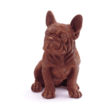 Load image into Gallery viewer, French Bulldog Puppy Chocolate Figure Puppies