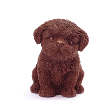 Load image into Gallery viewer, Shih Tzu Puppy Chocolate Figure Puppies New York