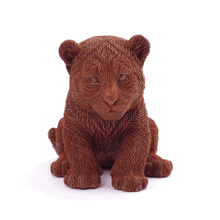 Load image into Gallery viewer, Tiger Cub Chocolate Figure Cat