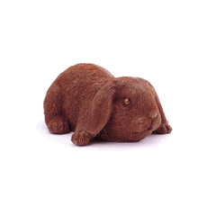 Load image into Gallery viewer, Lop-eared rabbit Chocolate Figure Animals