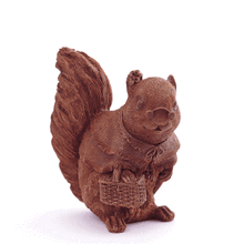 Load image into Gallery viewer, Lady Squirrel Chocolate Figure Animals