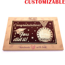 Load image into Gallery viewer, Congratulations! You did it!&lt;br&gt;&lt;small&gt;5 oz chocolate bar&lt;/small&gt;